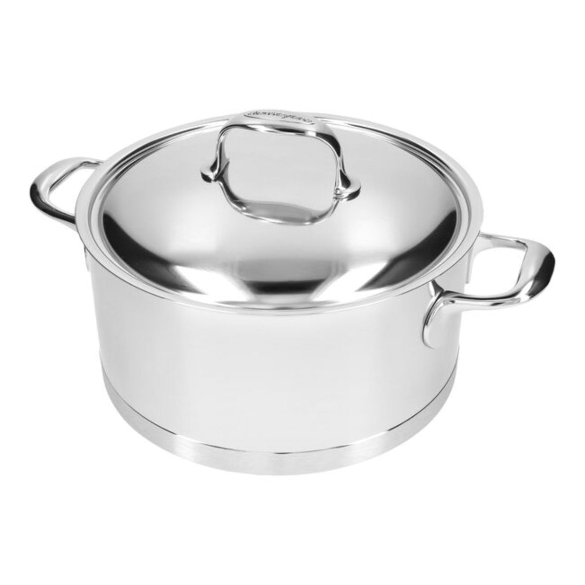 Demeyere Atlantis 7-Ply Stainless Steel Dutch Oven With Lid