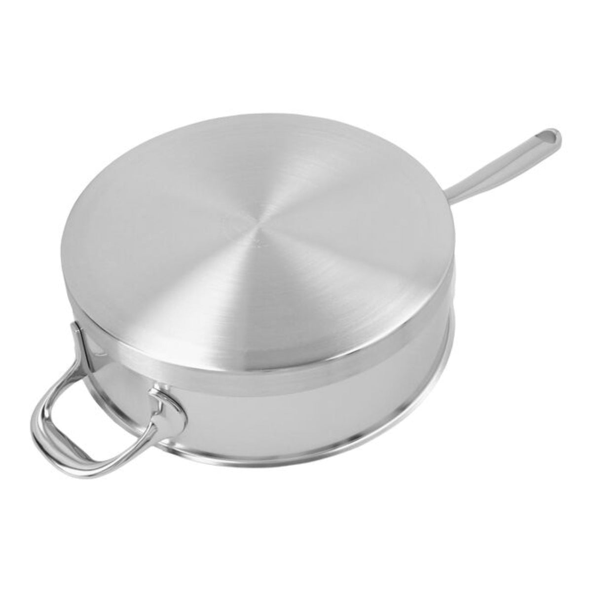 Demeyere Atlantis 7-Ply Stainless Steel Sauté Pan With Helper Handle And Lid, 3-Quart