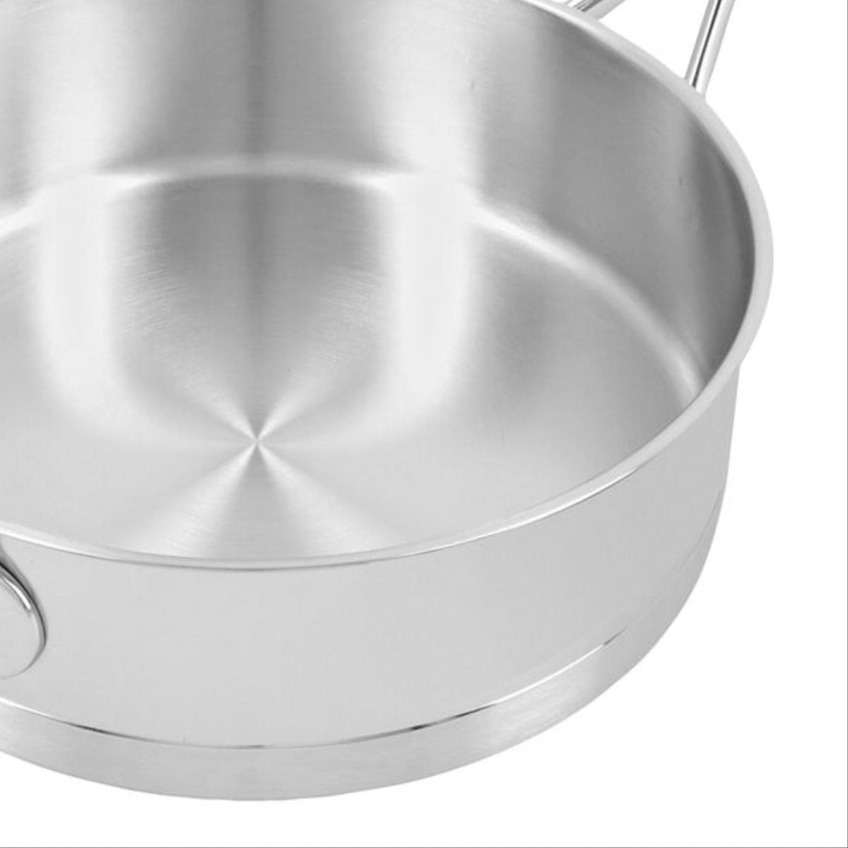 Demeyere Atlantis 7-Ply Stainless Steel Sauté Pan With Helper Handle And Lid, 3-Quart