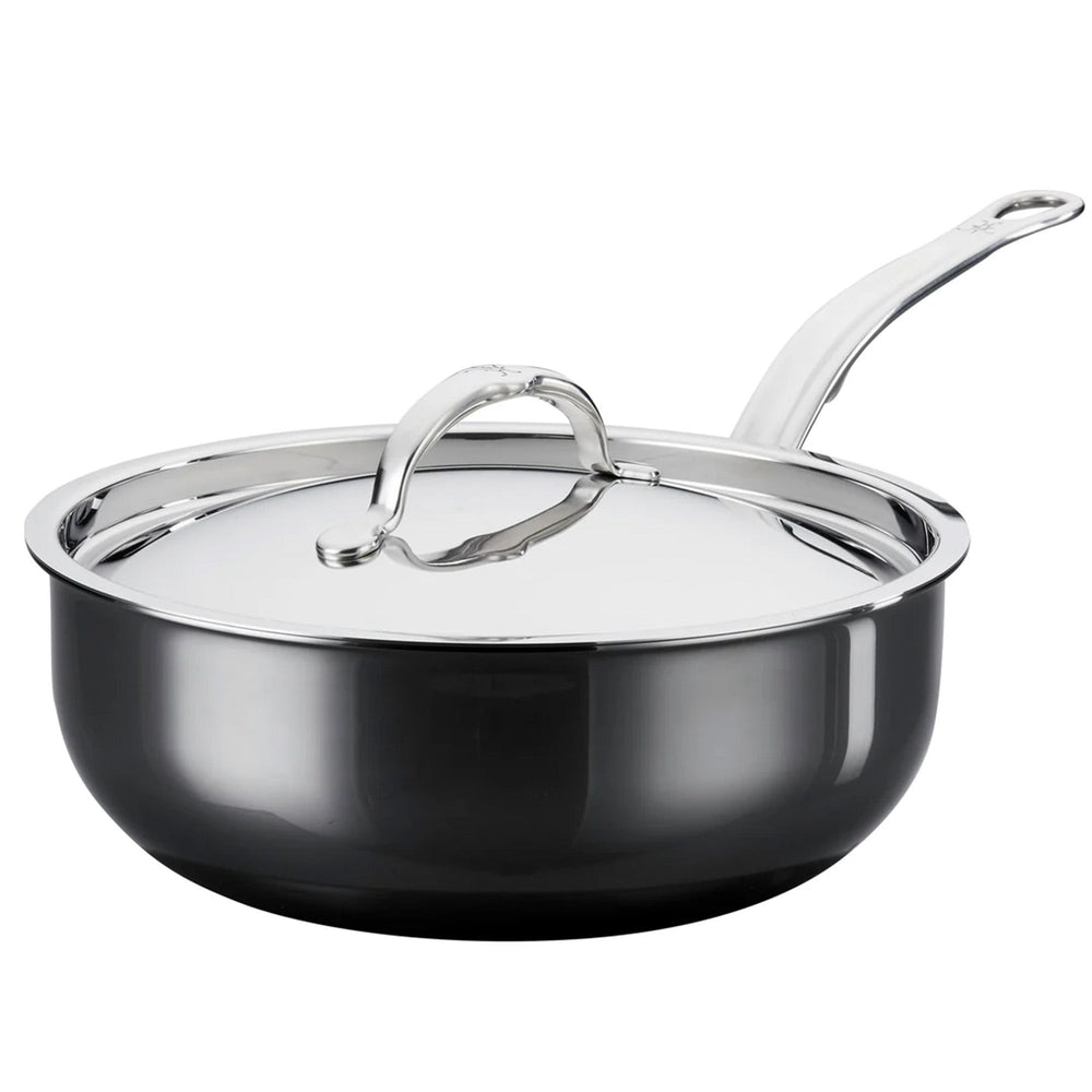 Hestan NanoBond Titanium Stainless Steel Essential Pan With Lid, 3.5-Qt
