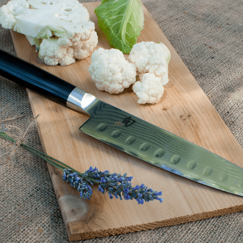 Shun Classic Santoku Knife with Hollow Ground Blade 7-in