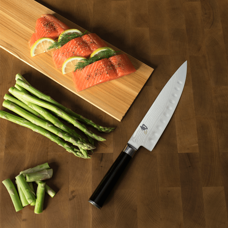 Shun Classic Santoku Knife with Hollow Ground Blade 7-in