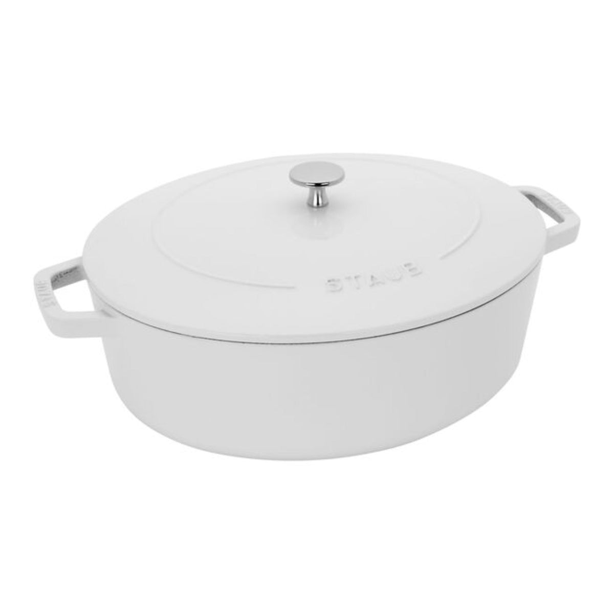 Staub Cast Iron Wide Oval Dutch Oven 6.25 Qt