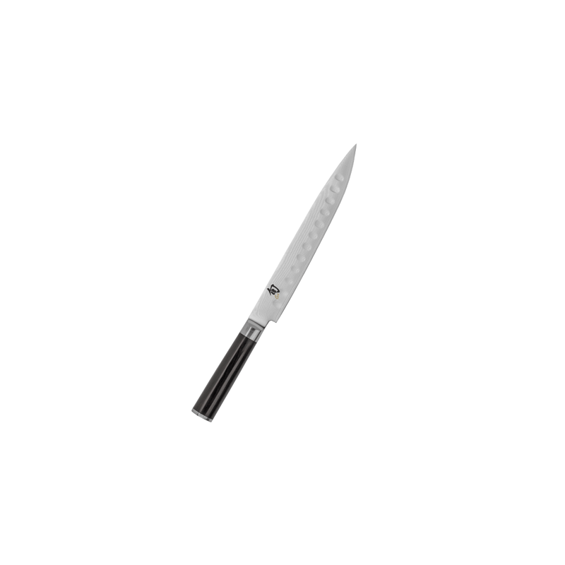 Shun Classic Slicing Knife with Hollow Edge Blade 9-in