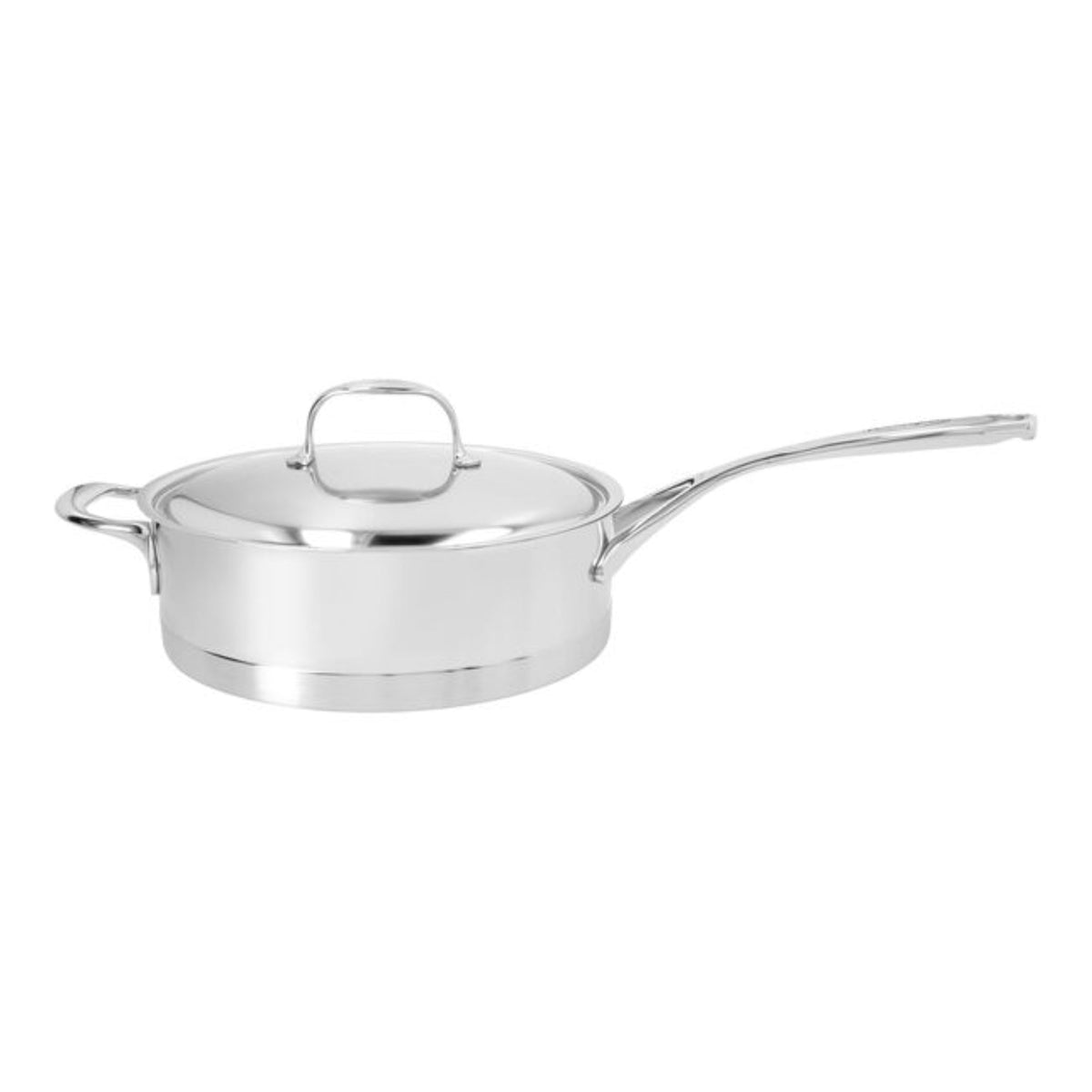 Demeyere Atlantis 7-Ply Stainless Steel Sauté Pan With Helper Handle And Lid, 3-Quart