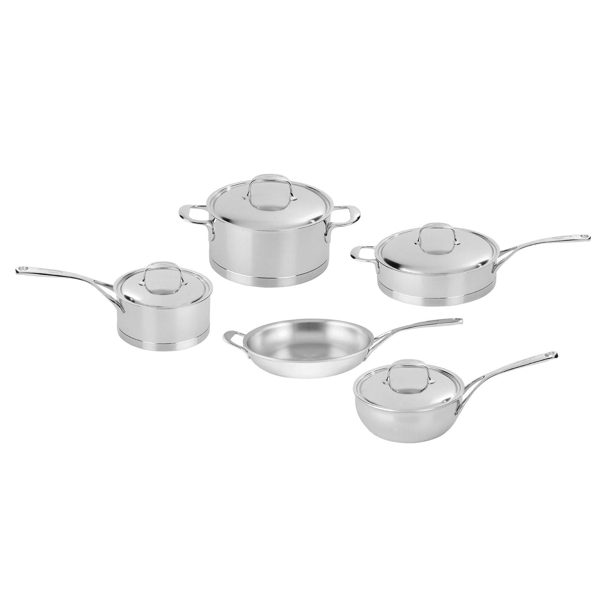 Demeyere Atlantis 7-Ply Stainless Steel 9-Piece Cookware Set