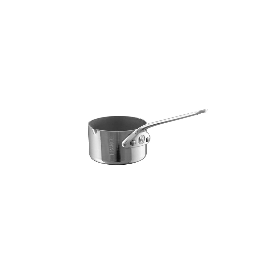 Mauviel M'Mini Stainless Steel Sauce Pan With Pouring Spout, 1.7-oz