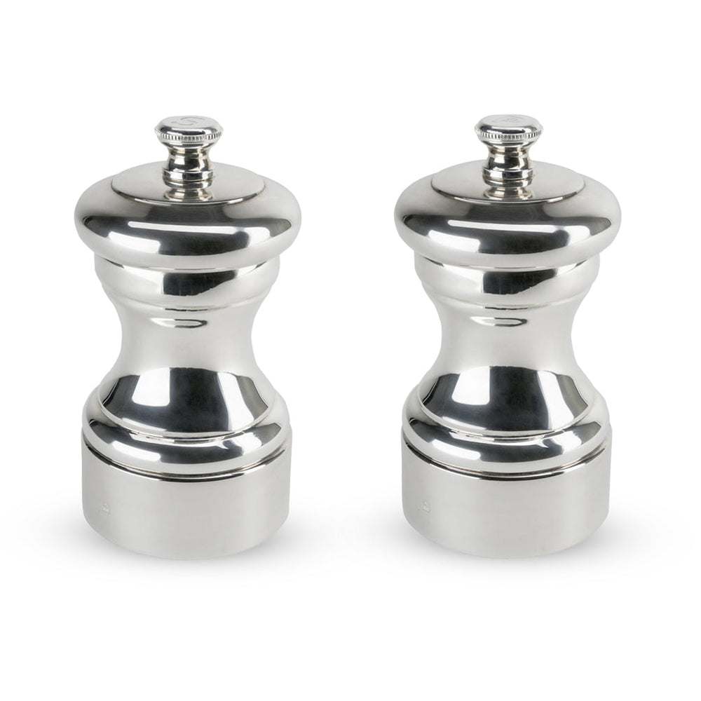 Peugeot Mignonnette Silverplate Pepper & Salt Mill Set, 4-in