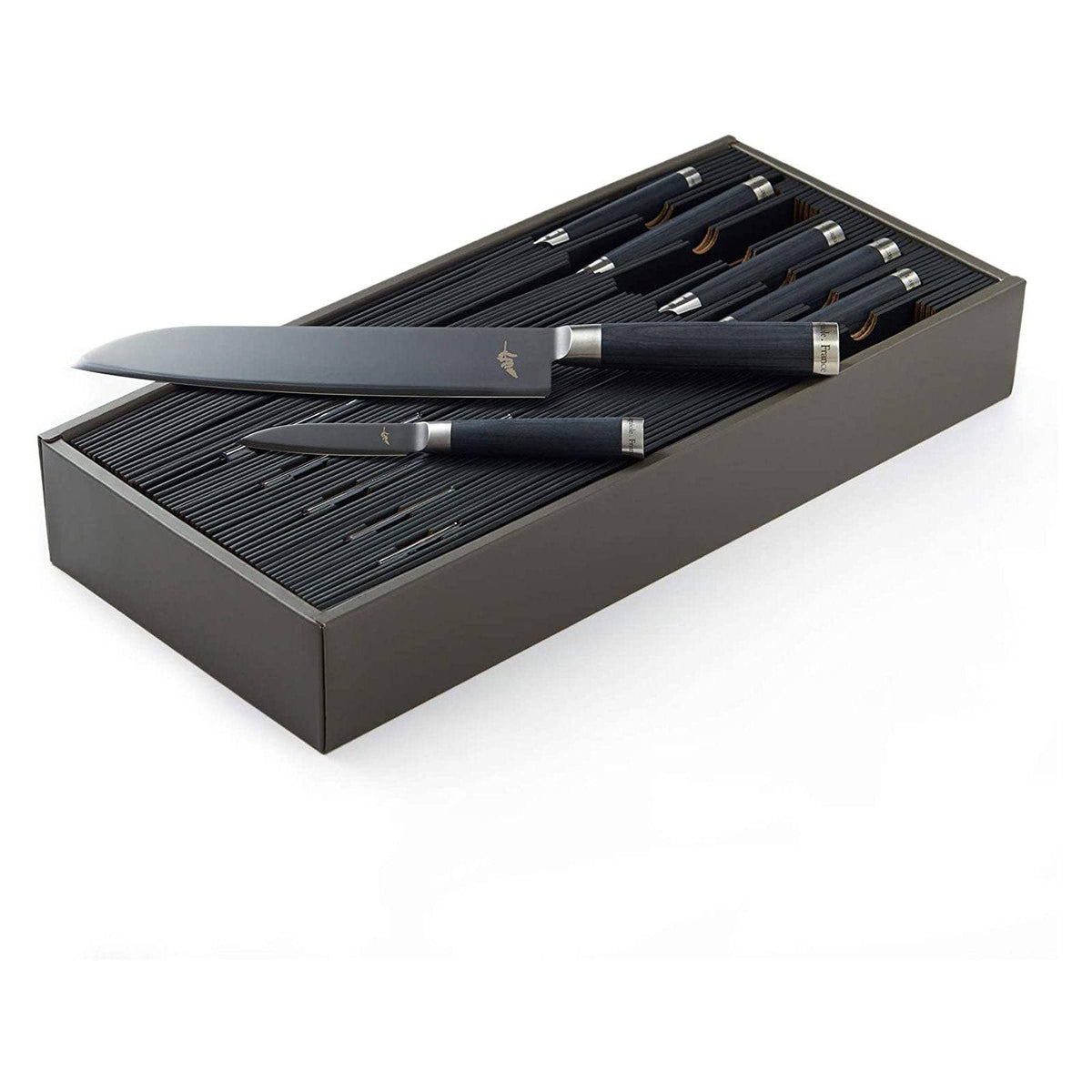 Michel Bras 7-Piece Knife Set with Block