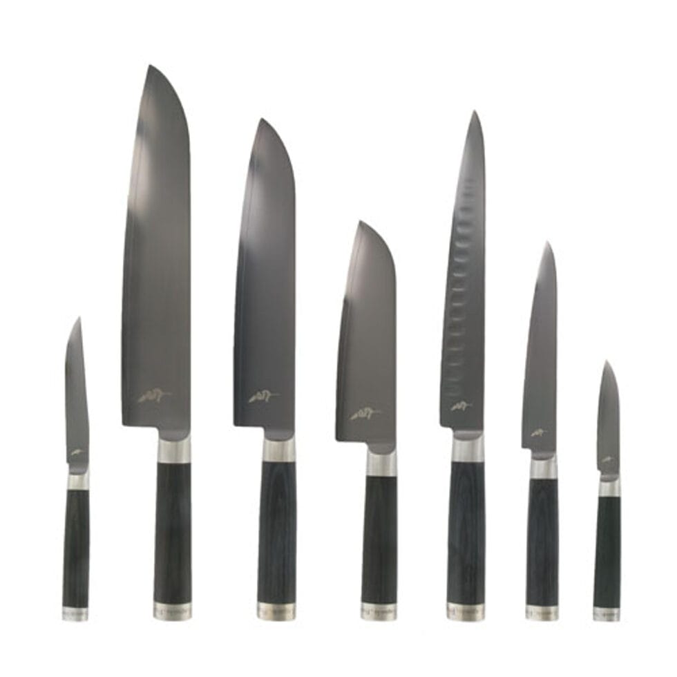 Michel Bras 7-Piece Knife Set with Block