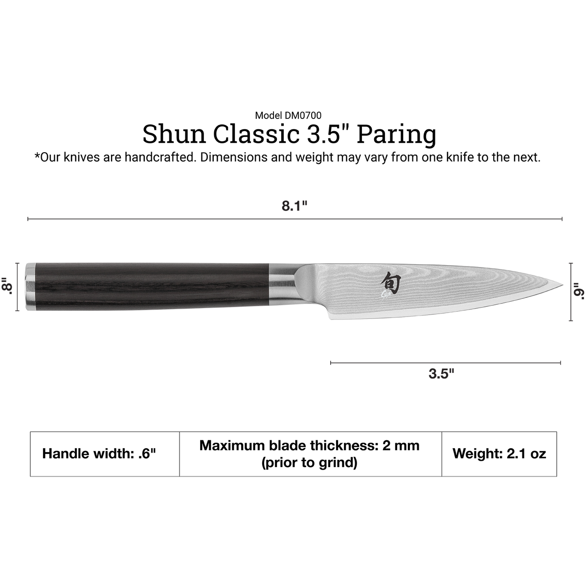 Shun Classic Boning & Fillet Knife 6-in