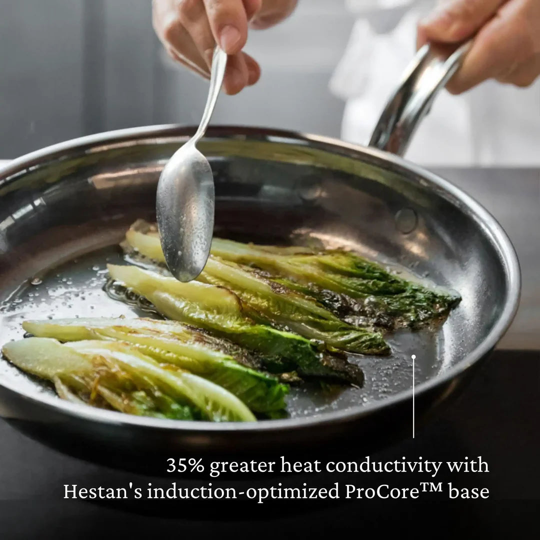 Hestan NanoBond Titanium Stainless Skillet Pan, 8.5-in