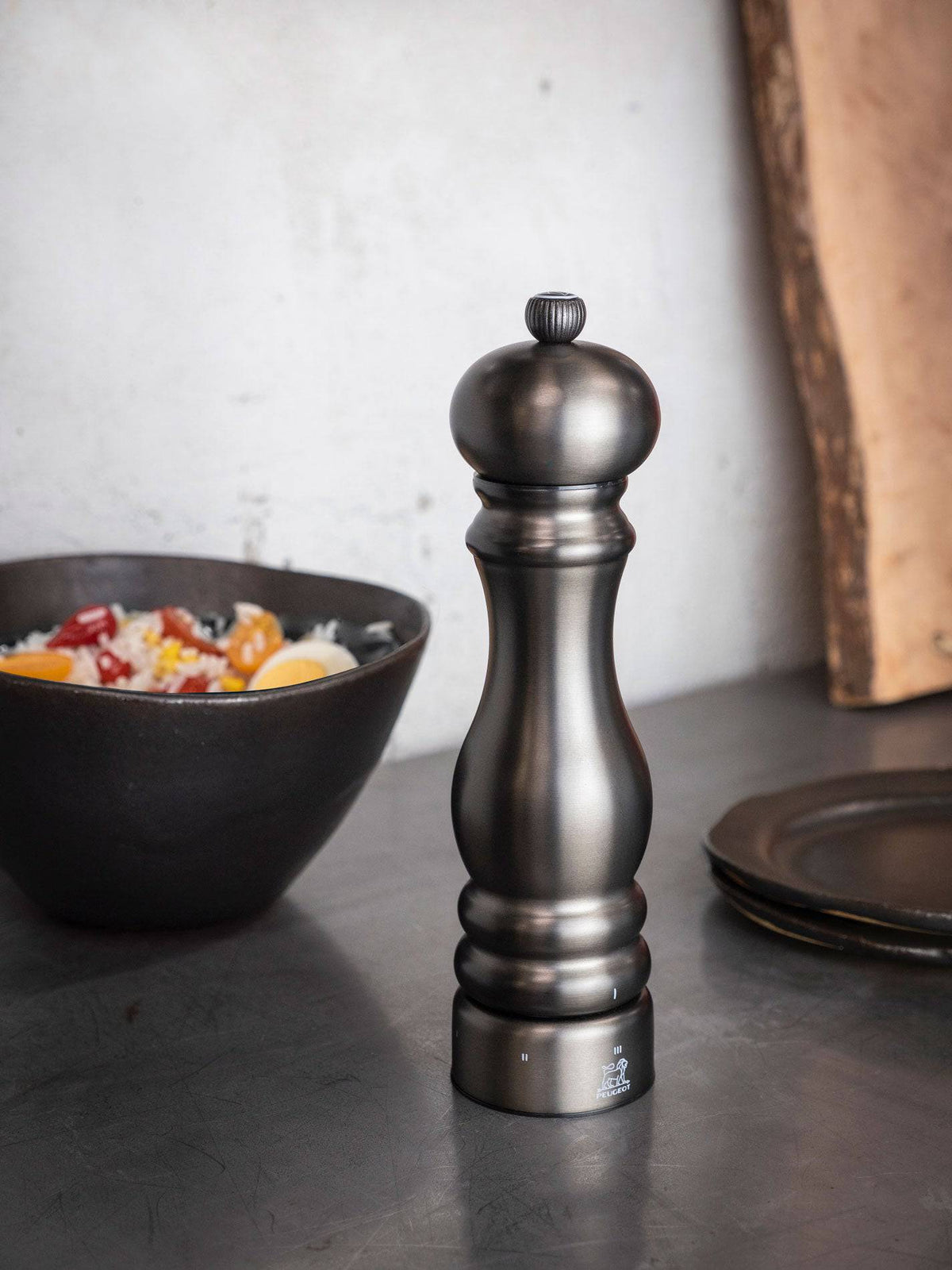 Peugeot Paris Chef u'Select Pepper & Salt Mill Set Carbone Finish, 9-in