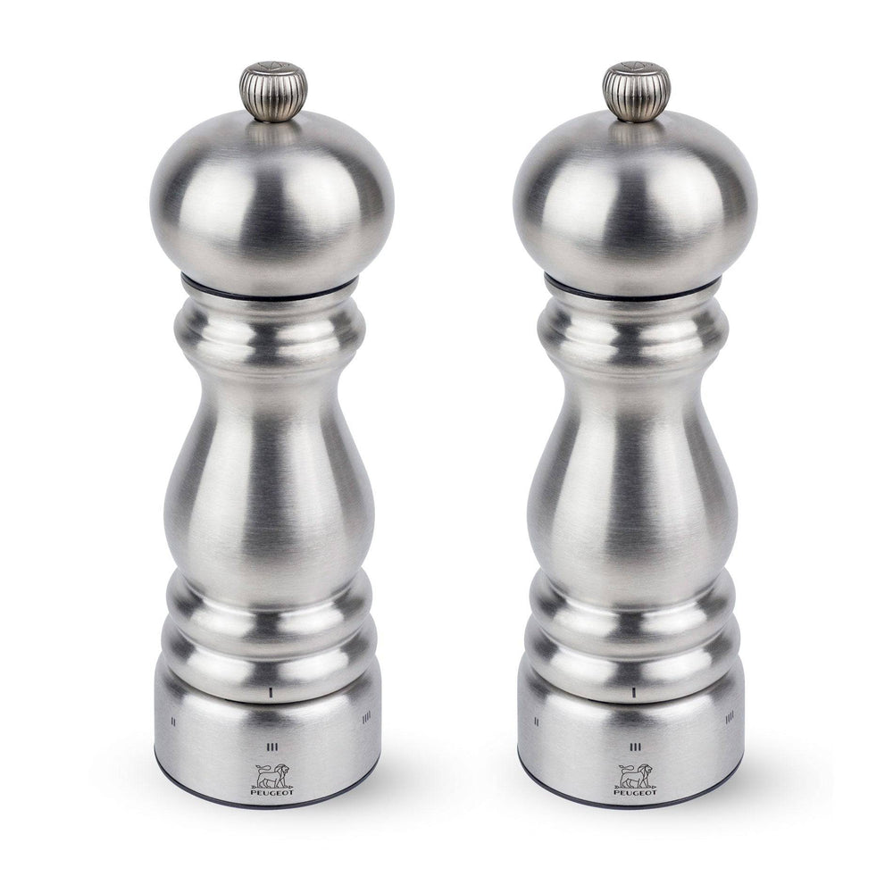Peugeot Paris Chef u'Select Stainless Steel Pepper & Salt Mill Set, 7-in