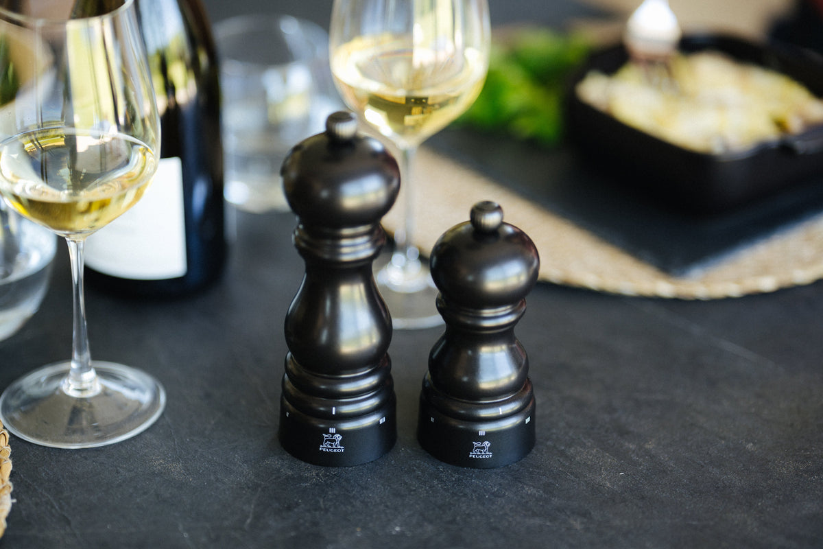 Peugeot Paris u'Select Pepper & Salt Mill Set, Matte Black 9-in