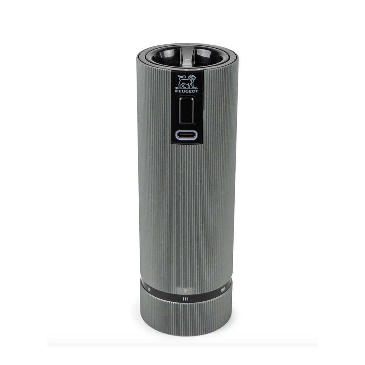 Peugeot Line Rechargeable u'Select Electric Pepper Mill, Carbon Aluminum
