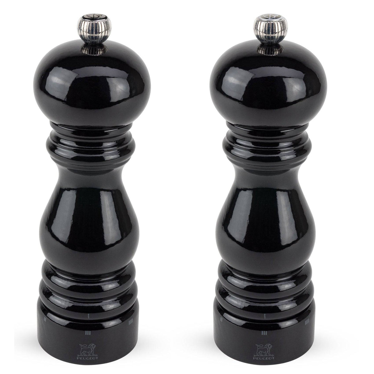 Peugeot Paris u'Select Pepper & Salt Mill, Black Lacquer 7-in - Gift Boxed