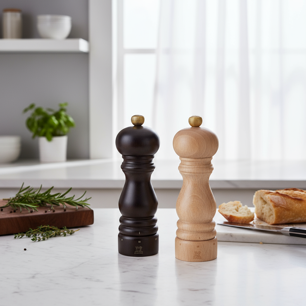 Peugeot Paris u'Select Pepper & Salt Mill Set, Chocolate and Natural 7-in