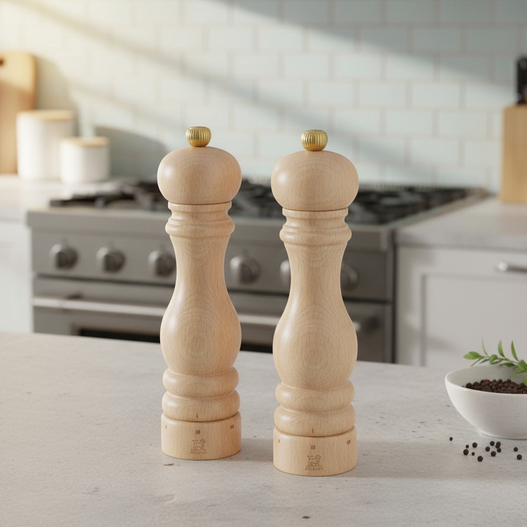 Peugeot Paris u'Select Pepper & Salt Mill Set, Natural 9-in