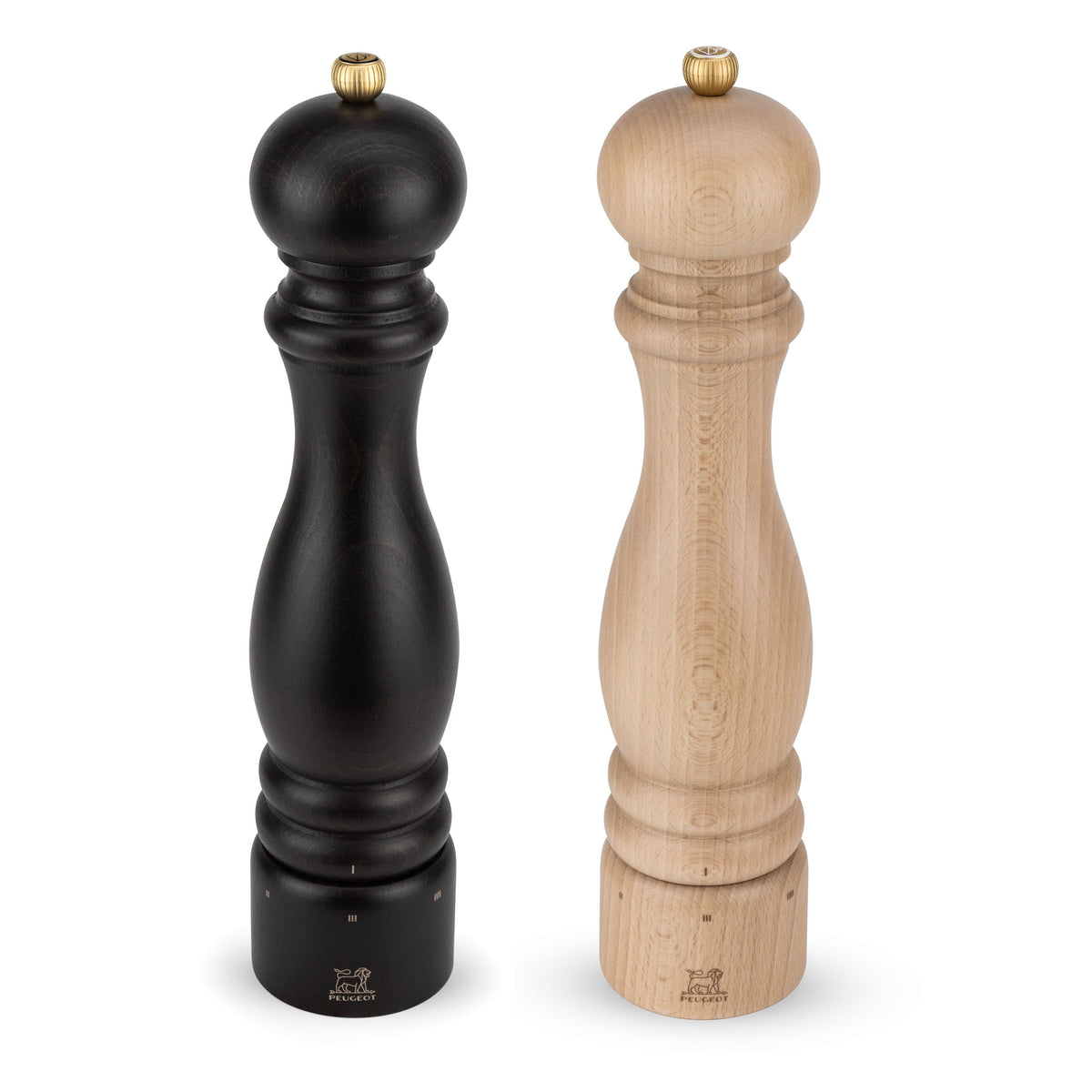 Peugeot Paris u'Select Pepper & Salt Mill Set, Chocolate and Natural 12-in