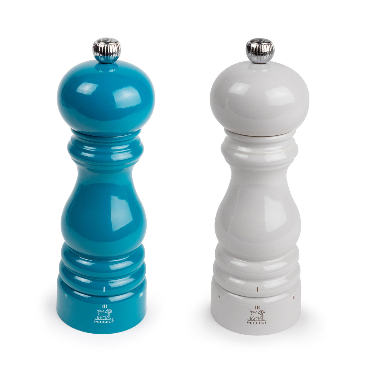 Peugeot Paris u'Select Pepper & Salt Mill Set 7-in, Pacific & Pearl Grey