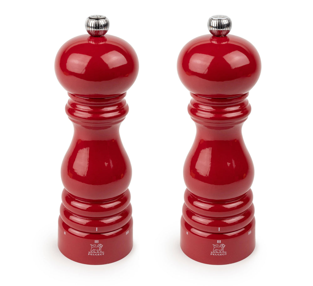 Peugeot Paris u'Select Pepper & Salt Mill, Passion Red Lacquer 7-in