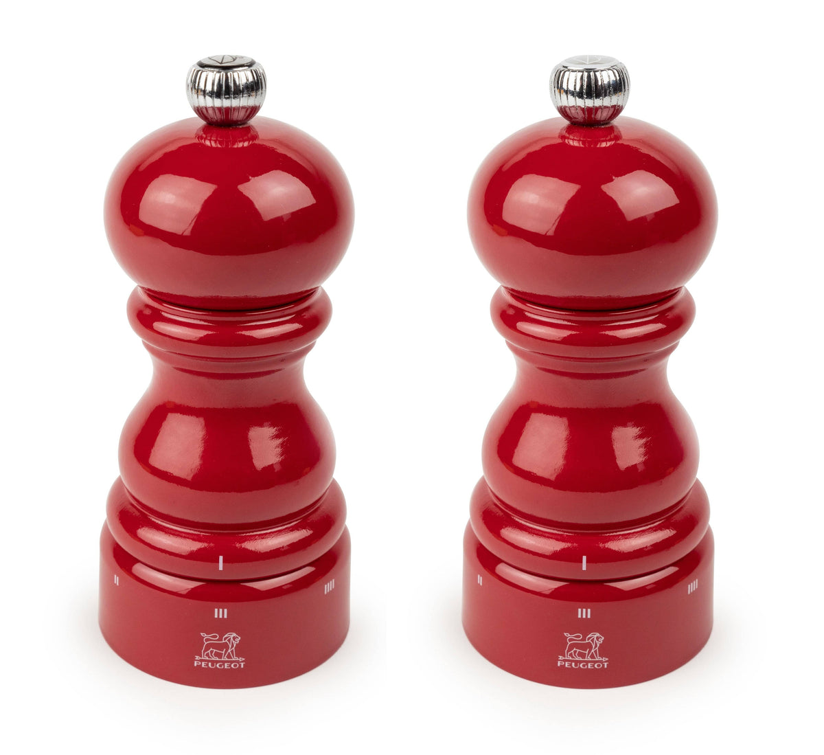 Peugeot Paris u'Select Pepper & Salt Mill, Passion Red Lacquer 5-in