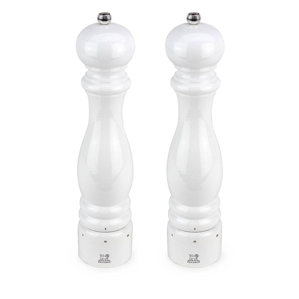 Peugeot Paris u'Select White Lacquer Pepper & Salt Mill Set, 12-in