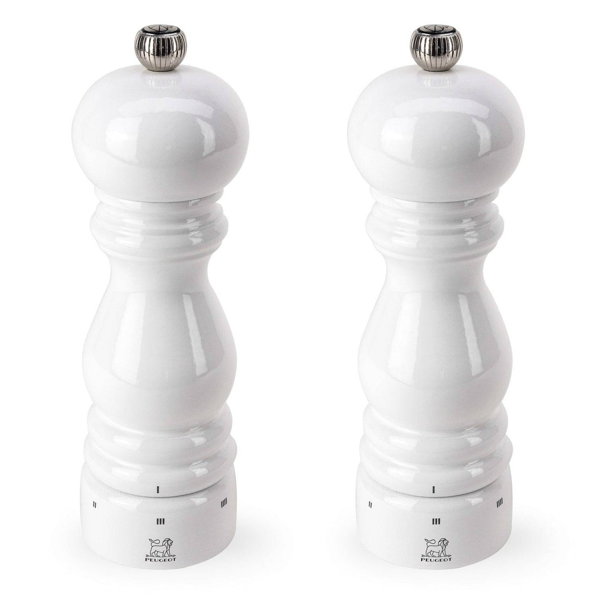 Peugeot Paris u'Select White Lacquer Pepper & Salt Mill Set,  7-in