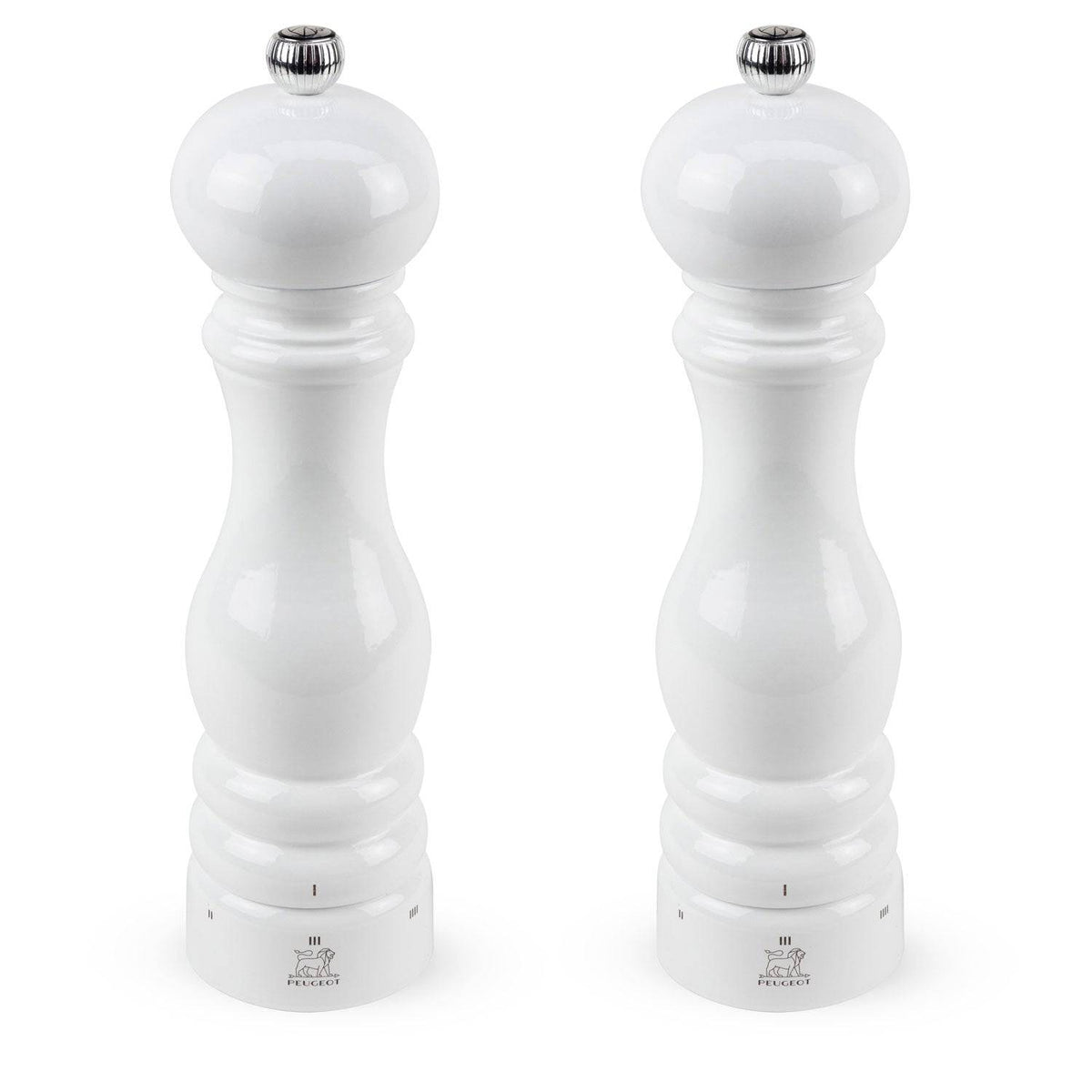 Peugeot Paris u'Select White Lacquer Pepper & Salt Mill Set, 9-in