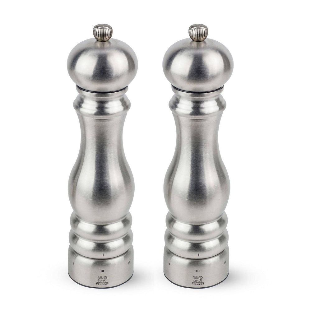 Peugeot Paris Chef u'Select Stainless Steel Pepper & Salt Mill Set, 9-in