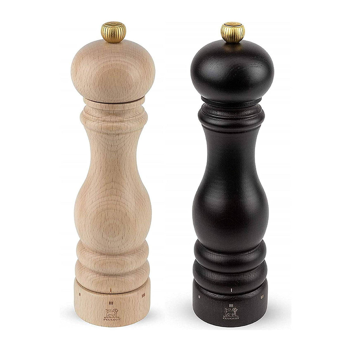 Peugeot Paris u'Select Pepper & Salt Mill Set, Chocolate and Natural 9-in