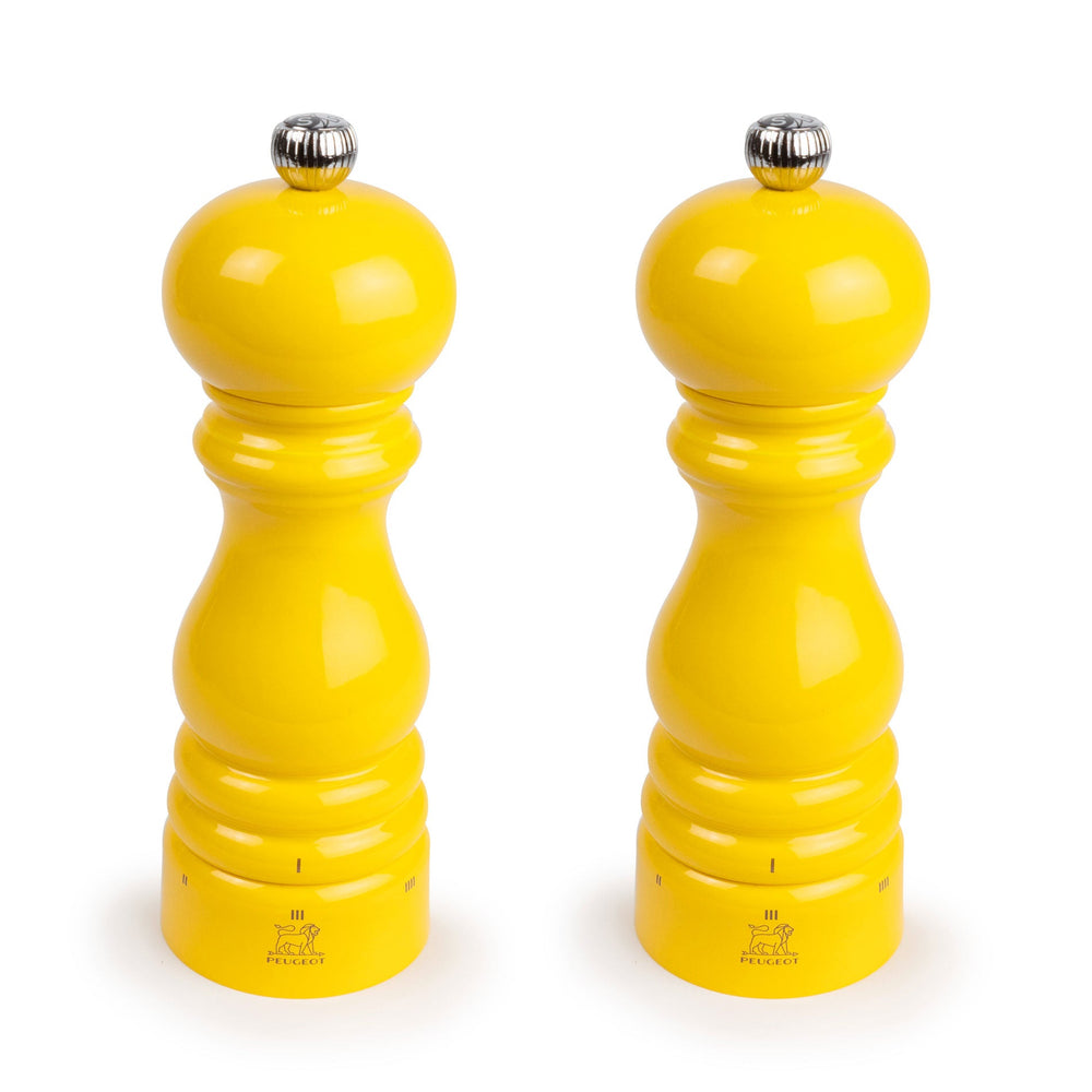 Peugeot Paris u'Select Pepper & Salt Mill Set 7-in, Saffron - Gift Boxed