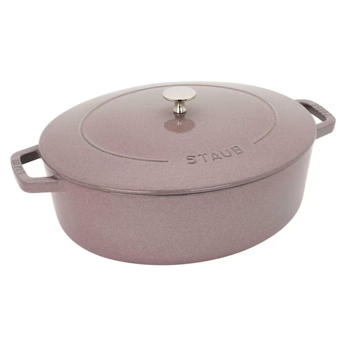 Staub Cast Iron Wide Oval Dutch Oven 6.25 Qt