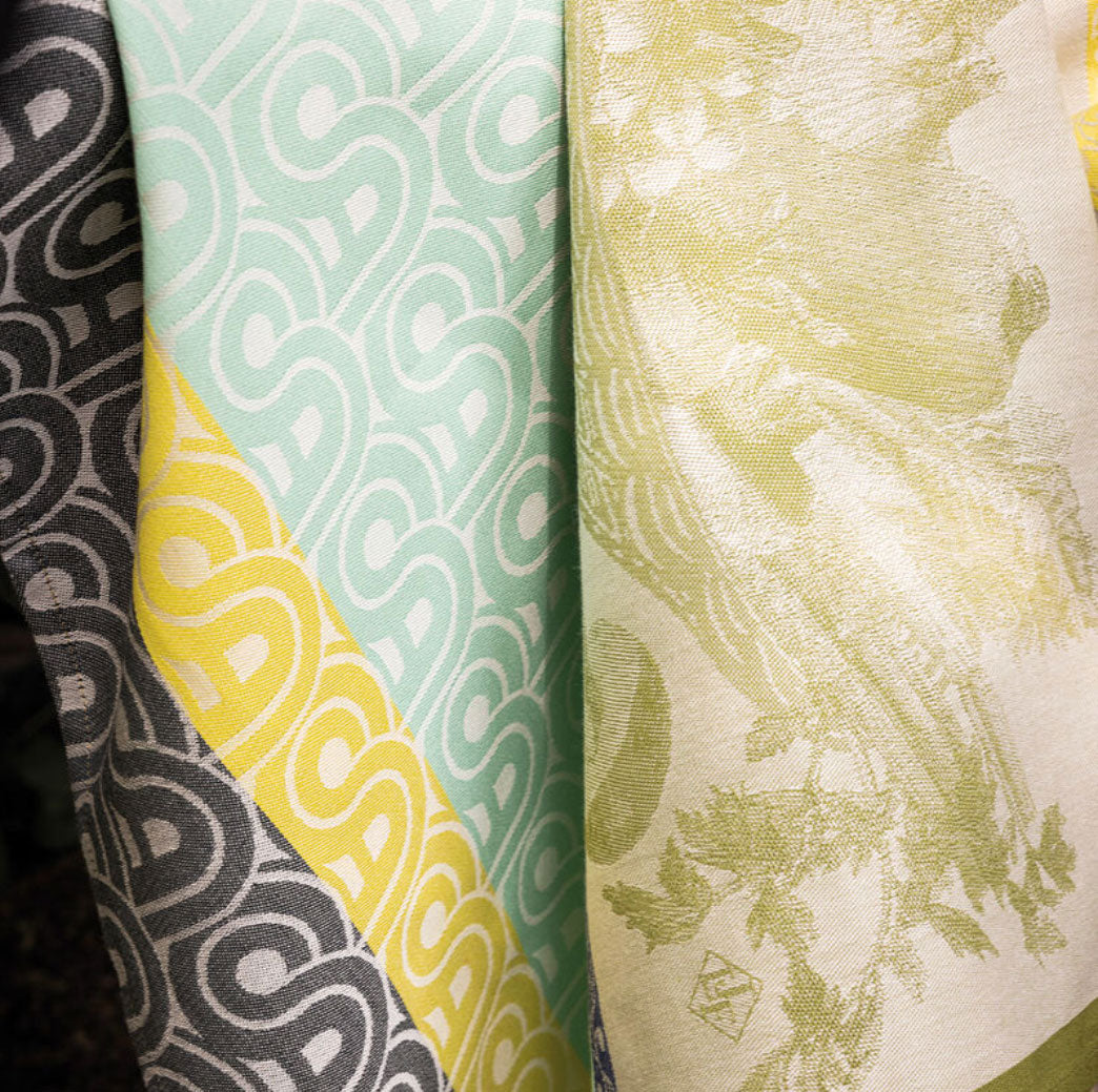Le Jacquard Francais Winter Vegetable Garden Tea Towel, Green