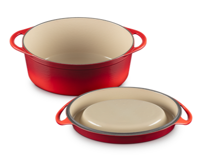 Le Creuset Enameled Cast Iron Traditional Oval Doufeu, 7.25-Quart