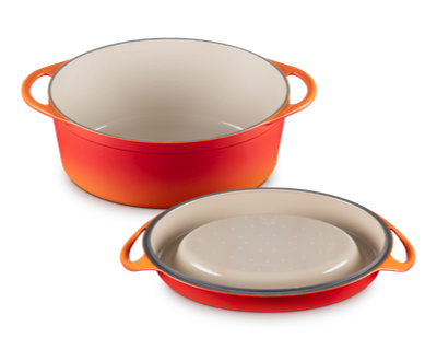 Le Creuset Enameled Cast Iron Traditional Oval Doufeu, 7.25-Quart
