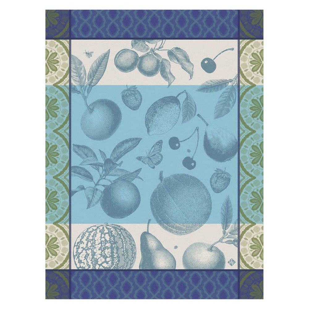 Le Jacquard Francais Arrière-Pays Tea Towel, 24 x 31-in, Blue