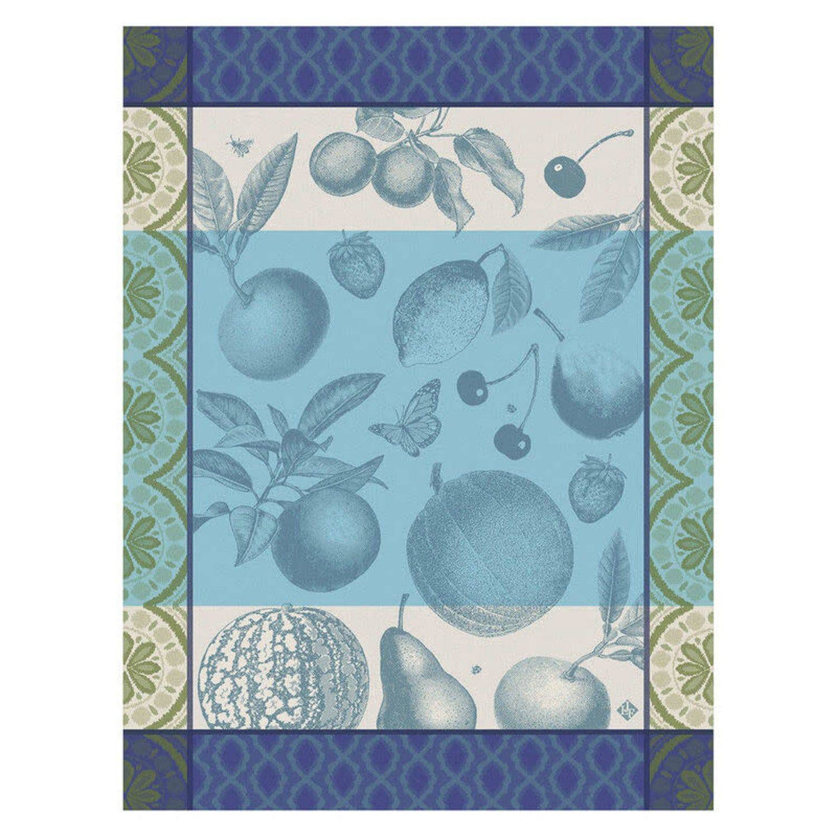 Le Jacquard Francais Arrière-Pays Tea Towel, 24 x 31-in, Blue