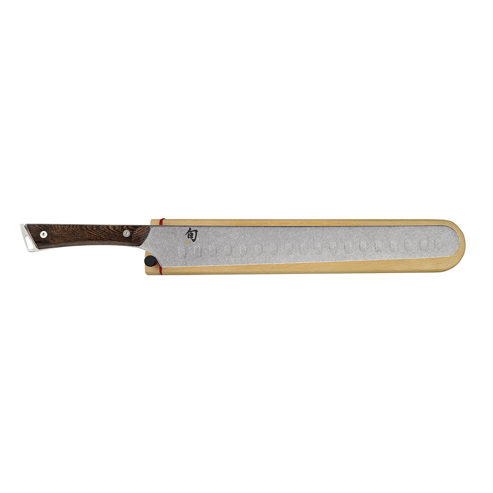 Shun Kanso Hollow Ground Brisket Knife Blade 12-in with Saya