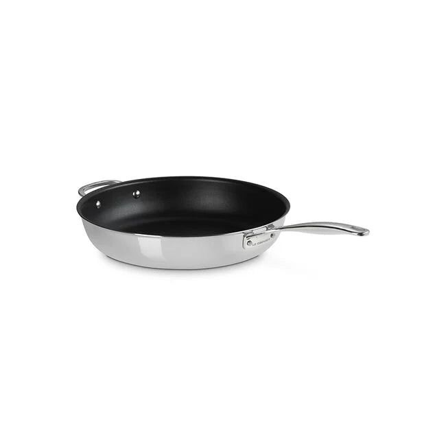 Le Creuset Signature Stainless Steel Non-stick Deep Fry Pan, 13-Inches