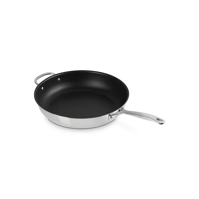 Le Creuset Signature Stainless Steel Non-stick Deep Fry Pan, 13-Inches