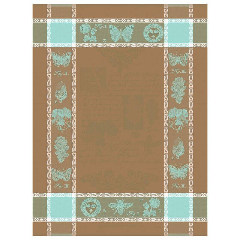 Le Jacquard Francais Botanique Tea Towel, 24 x 31-in, Blue