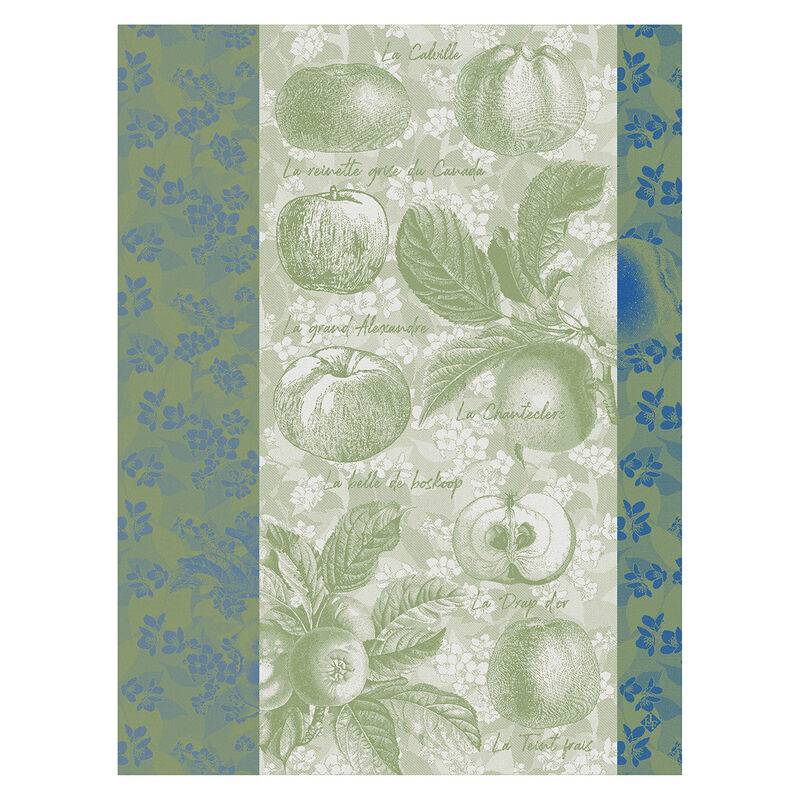 Le Jacquard Francais Pommes À Croquer Tea Towel, 24 x 31-in, Green
